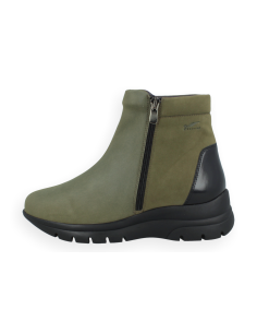 Freda 26 Olive|Women's Extra Wide Leather Boot | Diabetic...