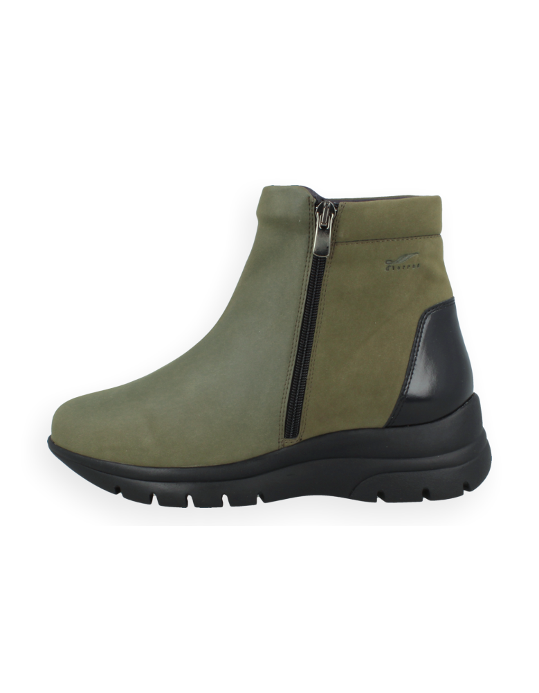 Bota Senhora Extra Larga Freda 26 Olive|Pé...