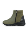Bota Senhora Extra Larga Freda 26 Olive|Pé Diabético