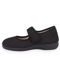 Maia MJ Negro | Zapatilla Terapéutica Ajustable Velcro...