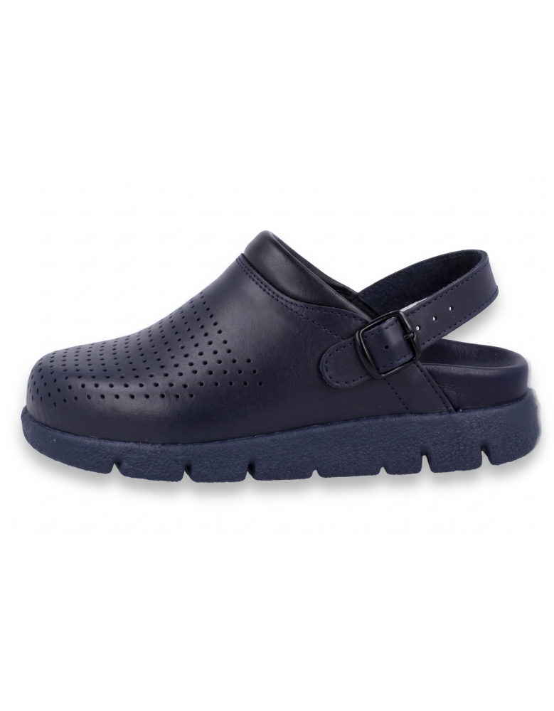 Tamanco Sanitário Pele Azul NUBE Back Strap |...