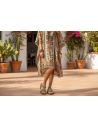 Sandalia GOA Taupe D'Torres® – Diseño Étnico con Planta Anatómica Acolchada