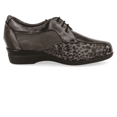 ZAPATO CÓMODO SEÑORA, GENEVE E5 Metal Gris