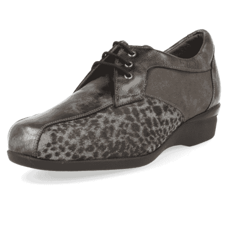 ZAPATO CÓMODO SEÑORA, GENEVE E5 Metal Gris