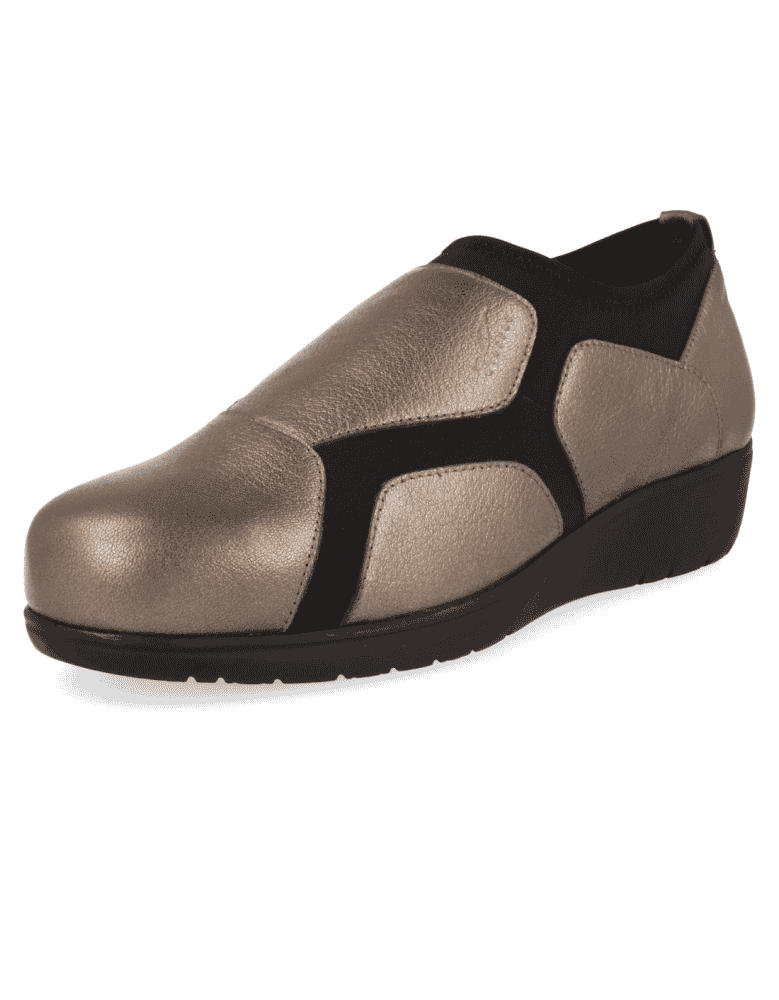 ZAPATO SEÑORA PIES DELICADOS, ISABELLA 84 BRONCE