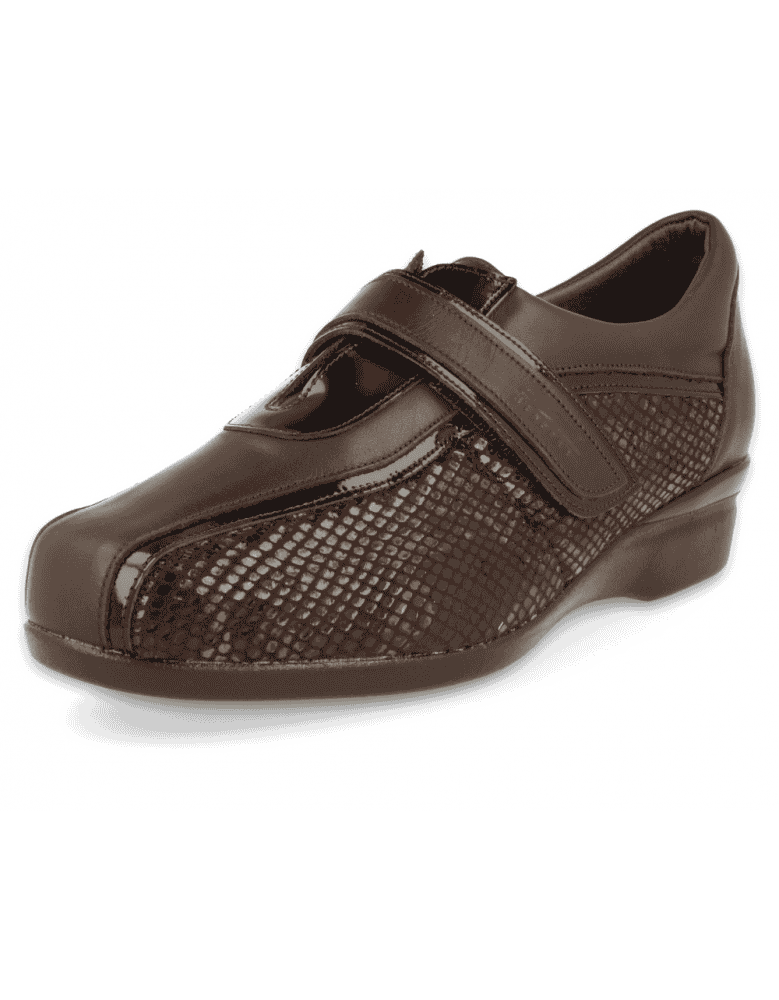 ZAPATO SEÑORA CASANDRA E9 MARRÓN DiabCare®