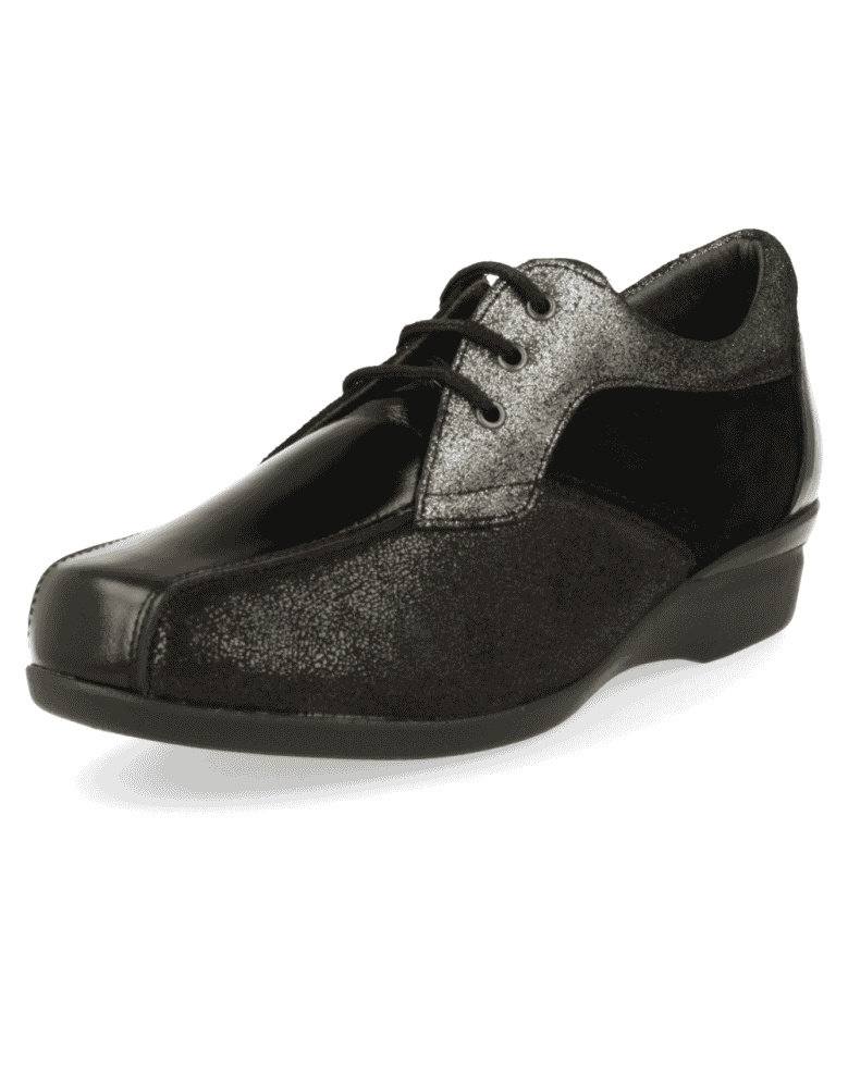 ZAPATO CÓMODO SEÑORA, GENEVE E2 Negro