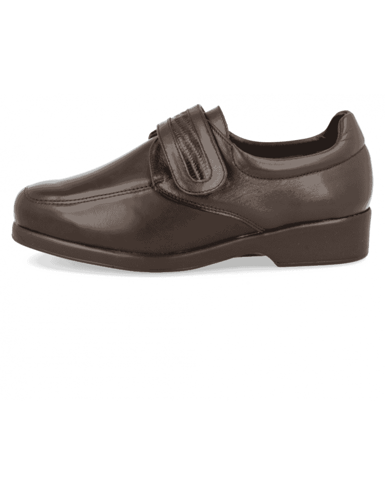 ZAPATO SEÑORA PIE DIABÉTICO COMODÓN 11 02 Marrón