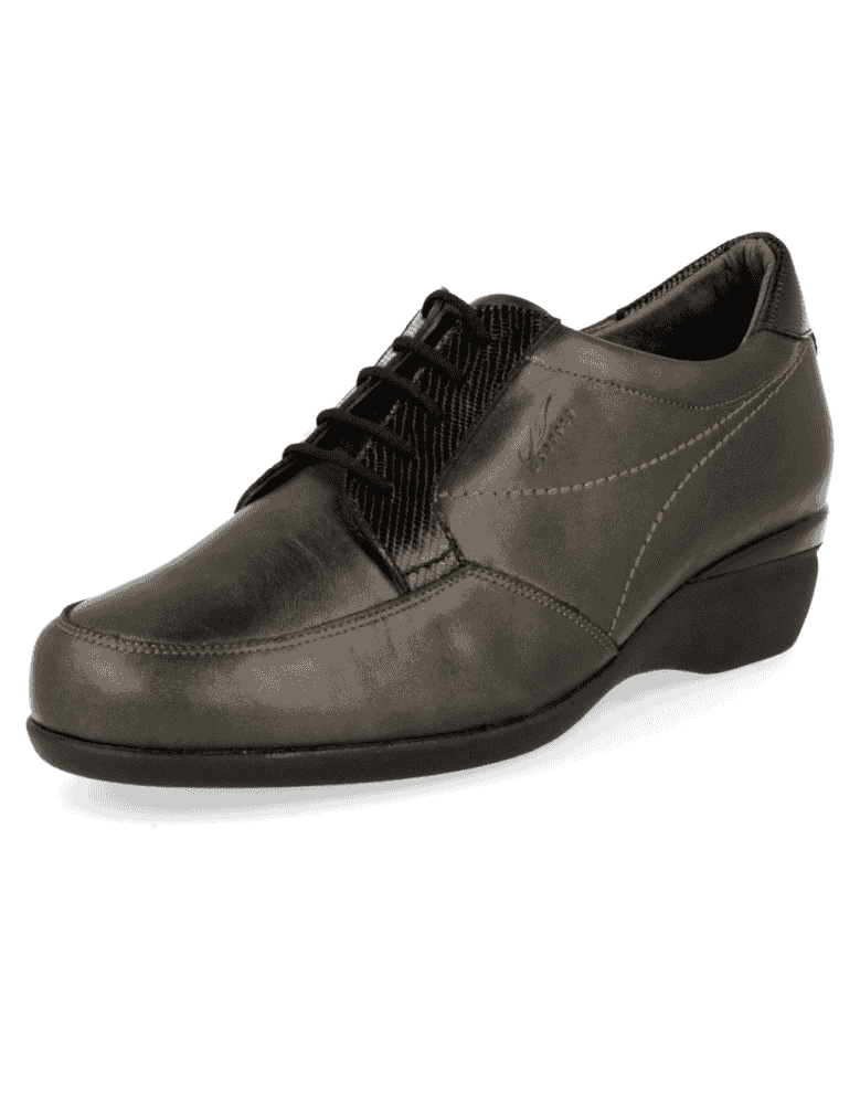 ZAPATO CÓMODO SEÑORA, MILAN B1 Acero