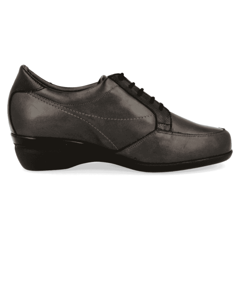 ZAPATO CÓMODO SEÑORA, MILAN B1 Acero