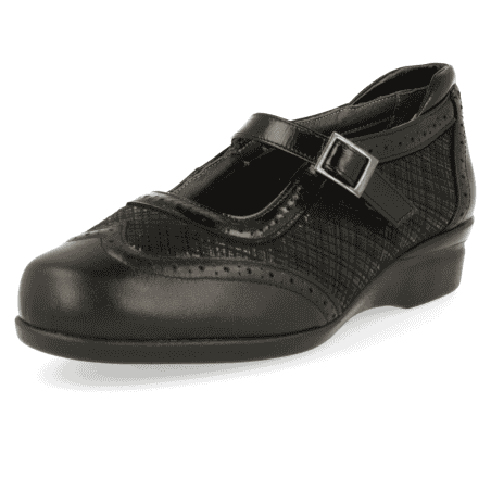 ZAPATO CÓMODO SEÑORA, VELEZ E1 Negro