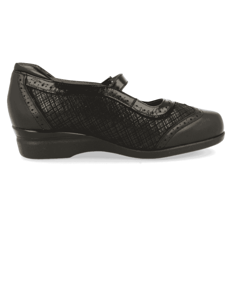 ZAPATO CÓMODO SEÑORA, VELEZ E1 Negro